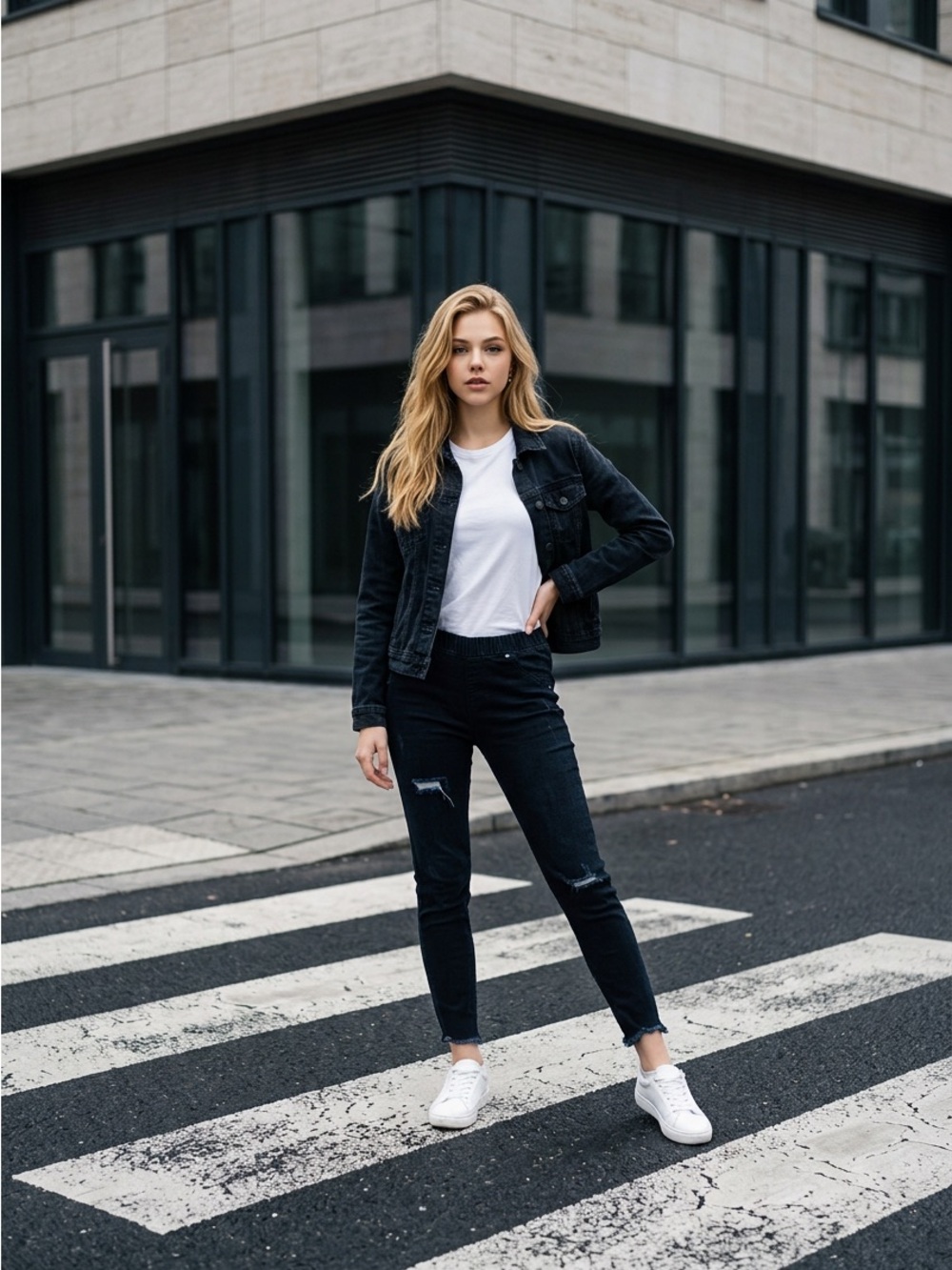 HUE Distressed XS Jean Jeggings